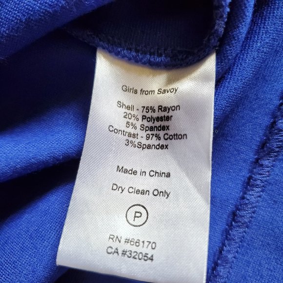 Anthropologie Girls From Savoy Blue Ponte Knit Dress (as Seen on Taylor Swift) - Picture 12 of 16